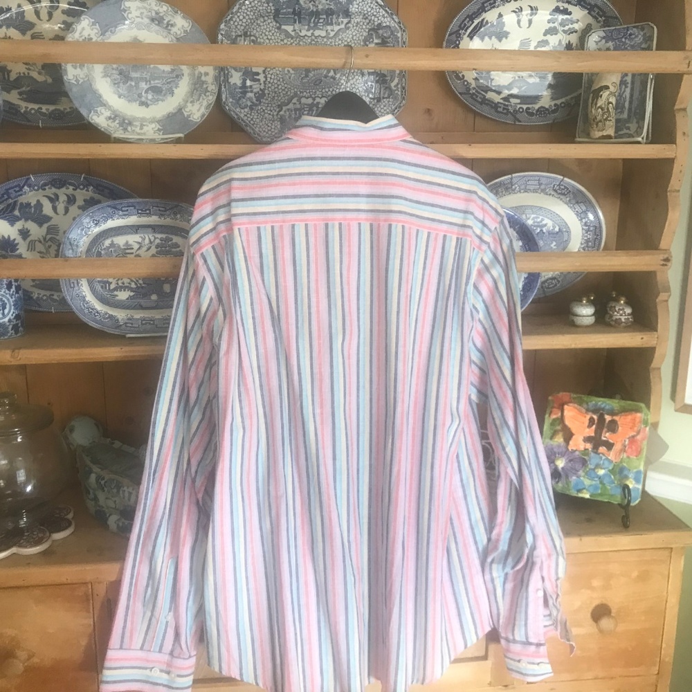Natural Blue by Visitor linen striped shirt - Picture 3 of 6